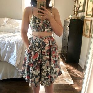 Floral 2-piece Dress